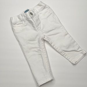 Baby White Jeans 3-6M